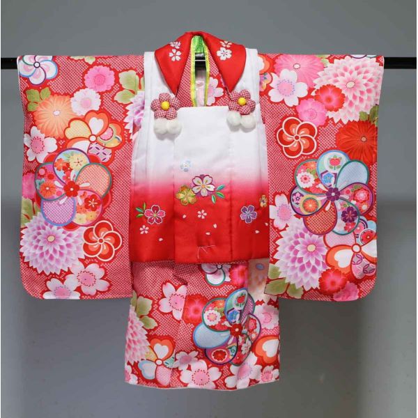 楽天市場】花夢二 七五三被布セット 三歳用三ッ身 1003 : 今川屋呉服店