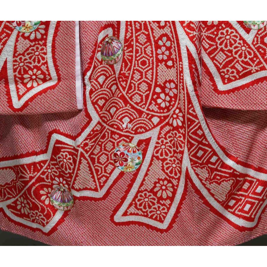 日本全国送料無料 お宮参り祝着物 うぶぎ 掛け着物 女の子 本絞り 876 日本製タグ付き 予約販売品 Cedeba Com Ar