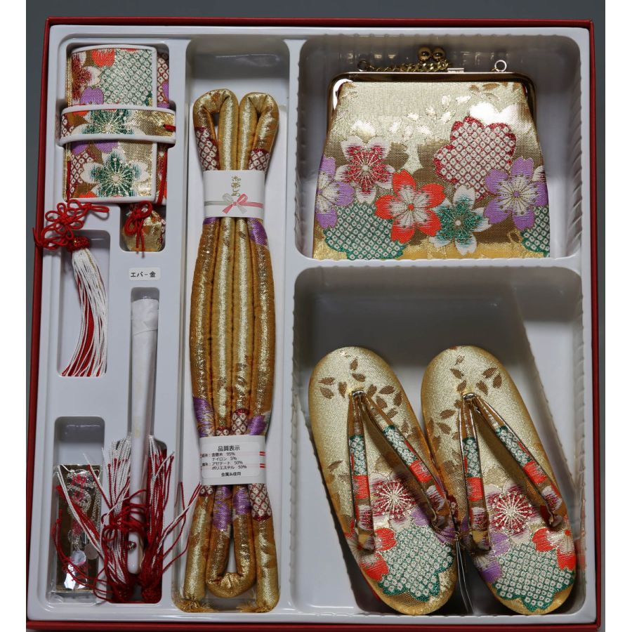 七五三　はこせこセット　草履サイズ16.5cm　三歳　2505｜今川屋呉服店