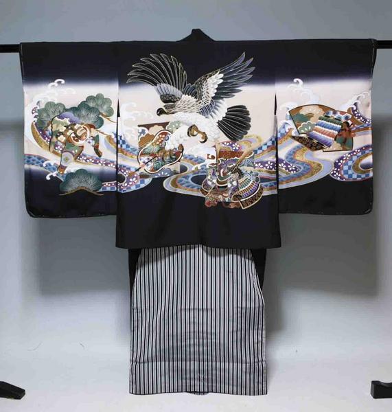 正絹七五三　男　お祝着物　セット　1201　極上品｜今川屋呉服店