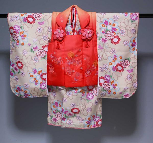 楽天市場】七五三 753 着物 3歳 女の子 被布セット RK リョウコキクチ