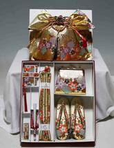 七五三 挙げ句の果て帯 はこせこ仕掛ける 大大きさ 飛び切り品 2215