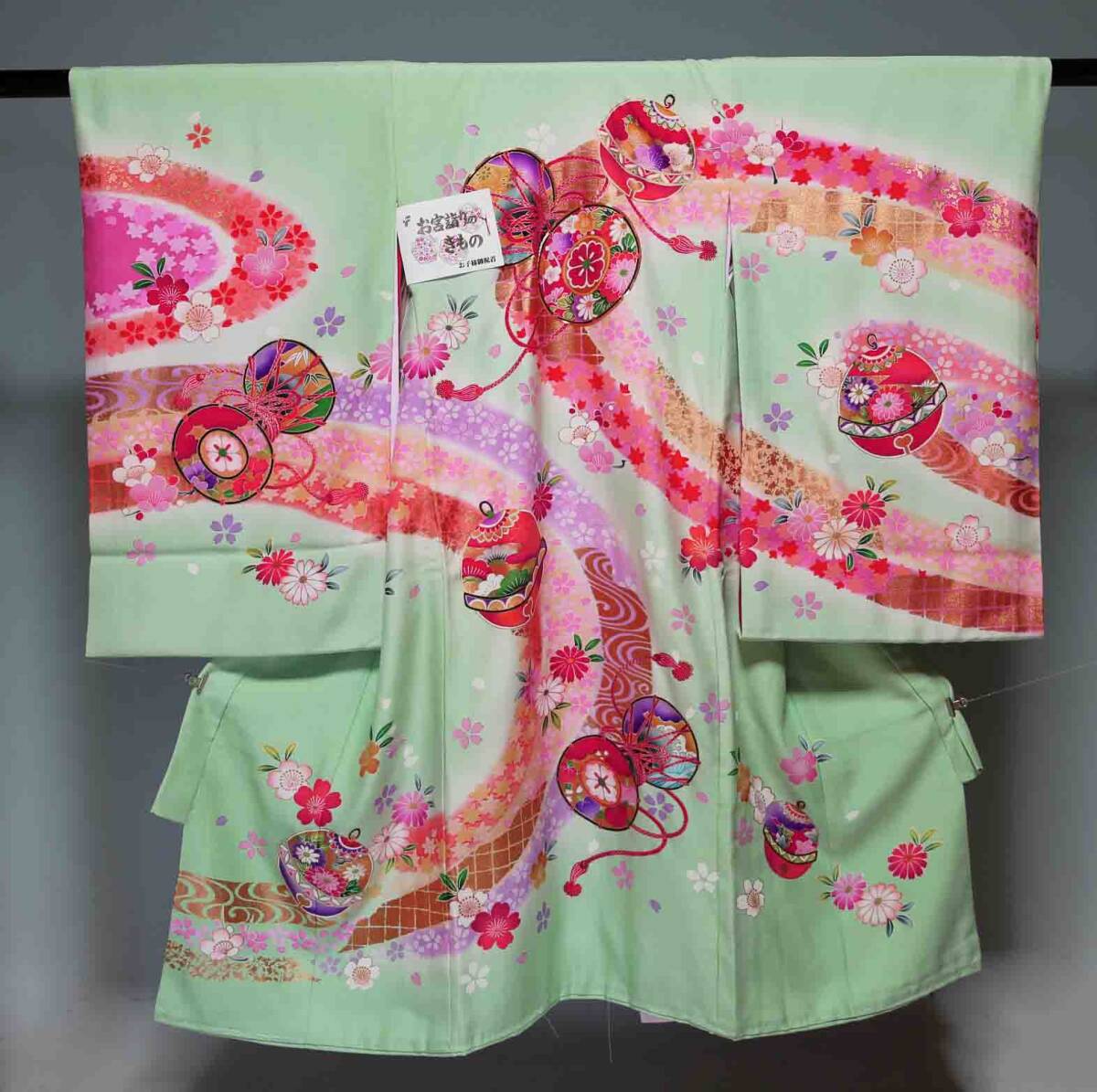 お宮参り祝着物（うぶぎ 　掛け着物）女の子　　　訳あり品1002｜今川屋呉服店