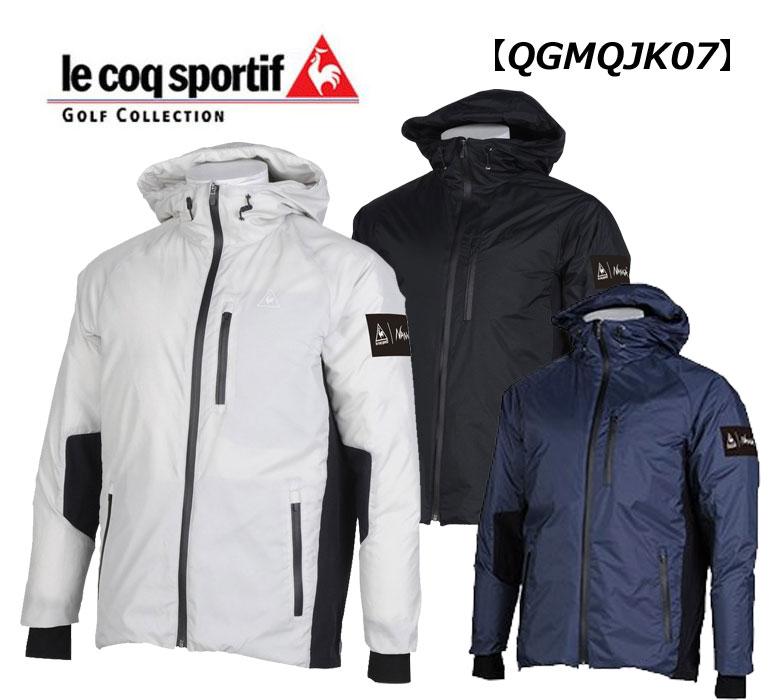 QGMQJK07 ルコックゴルフ メンズ ゴルフウェア ブルゾン NANGAコラボ ジャケットle coq sportif GOLF 2021年秋冬モデル  激安価格と即納で通信販売