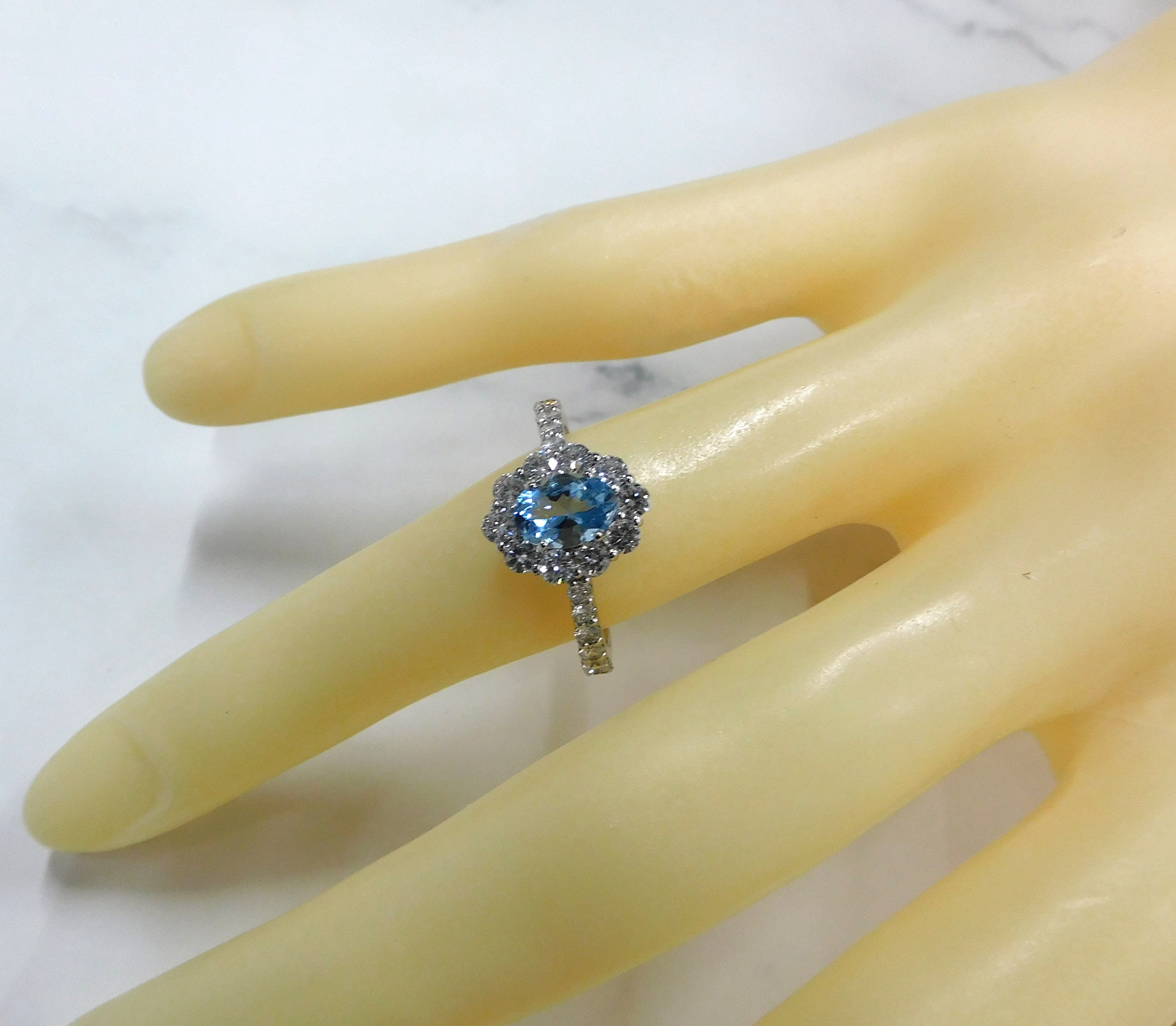 楽天市場】(SS)リング アクアマリン PT900 プラチナ 指輪 2.722ct 1石