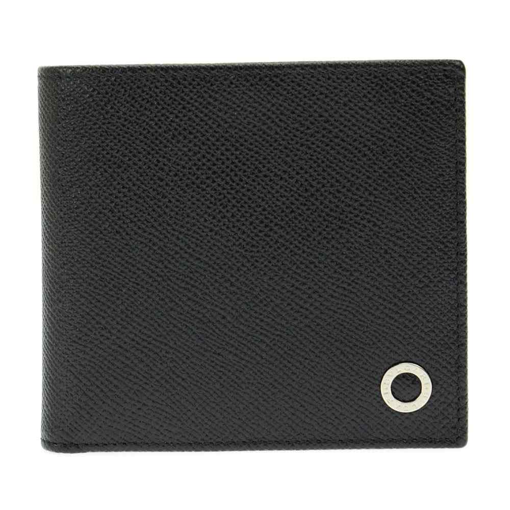 BVLGARI ブルガリ 30396 GRAIN/BLK 二つ折り財布 メンズ 《NET》