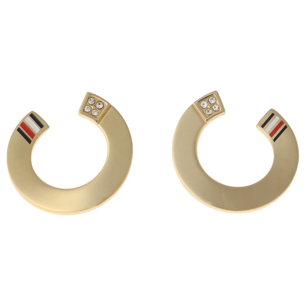 Tommy Hilfiger トミーヒルフィガー アイコン フープ ピアス ゴールド レディース アクセサリー Icon Earrings Apthl Daicelssa Az Com