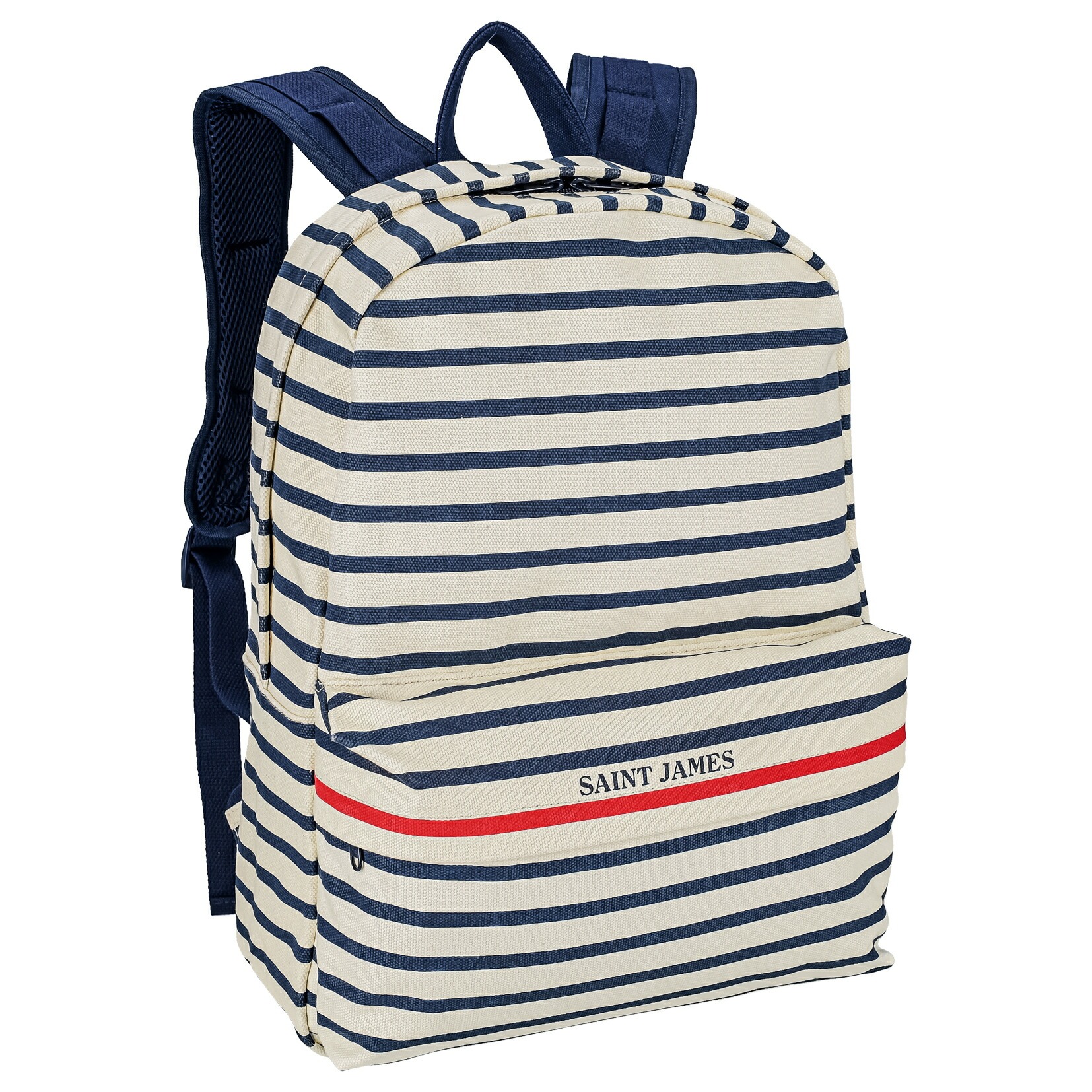 SAINT JAMES セント ジェームス SAC A DOS RAYE 1416 ECRU/MARINE リュック バックパック ユニセックス 《NET》｜ヨシコレクション