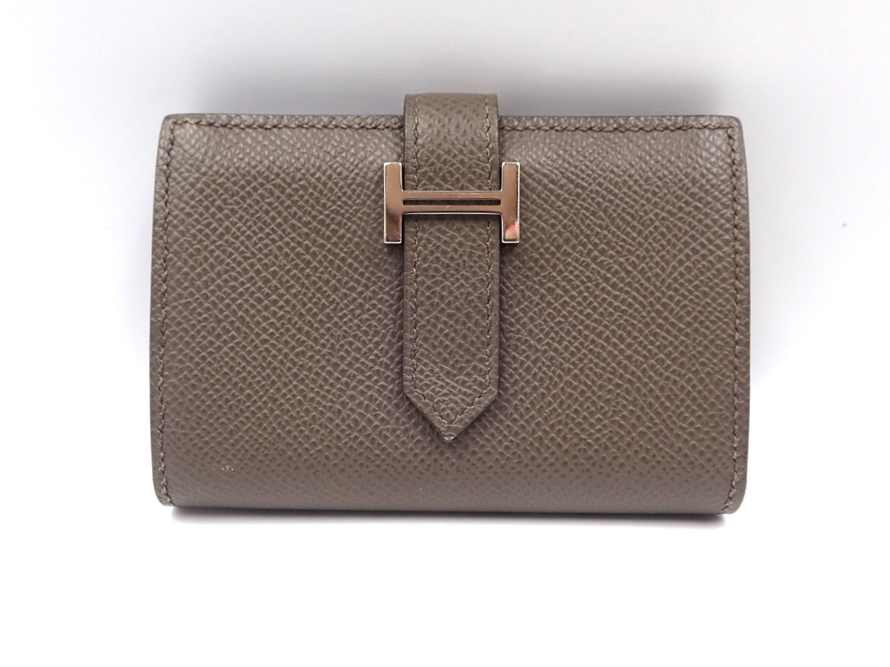 【中古】 HERMES エルメス Mini Bearn　ベアンミニ　二つ折り財布 人気｜ヨシコレクション