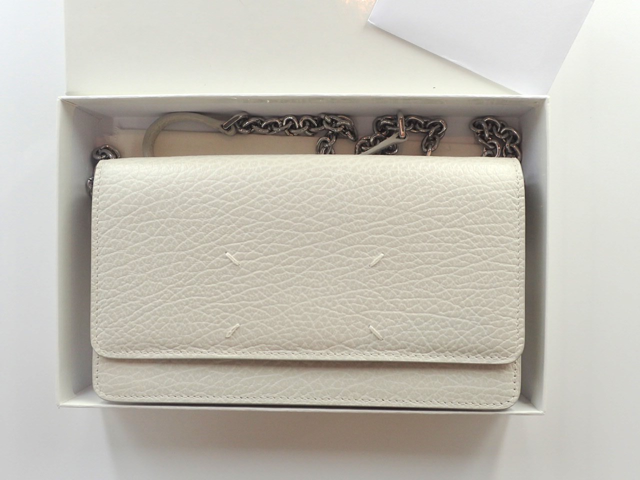 【中古】MAISON MARGIELA ウォレット ショルダーバッグ 美品  【貨物輸送無料】