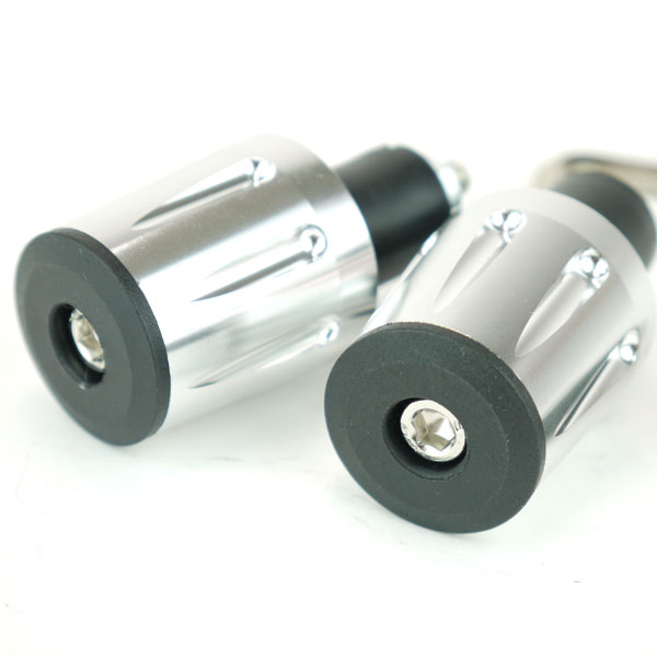 黒　エンド 楽天市場】グリップエンドキャップ スライダー シルバー 銀 M6