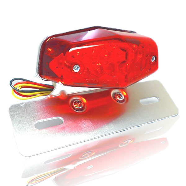 新商品!新型 LEDルーカステールランプ 汎用品レッドレンズSR400 TW200 DT-1 SEROW250 セロー250 WR250R  XT250X TRICKER トリッカー YZ450F YZ250FX YZ125 YZ85LW WR450F BOLT DragStar  ドラッグスター MIDNIGHT STAR XV1900A XVS950A XVS1300A ビラーゴ YAMAHA ヤマハ ...