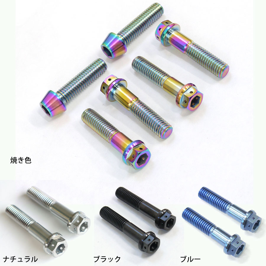ささん専用 楽天市場】ZRX400用 64チタン製 フォーク クランプ ボルトセット