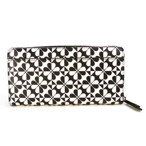 公式 楽天市場 Kate Spade ケイトスペード Wlru5970 098 長財布 ラウンドファスナー スペード クローバー ラージ コンチネンタル ウォレット ブラック マルチ Large Continental Wallet Hollie Spade Clover Geo Blackmulti アウトレット 新品 J Broom