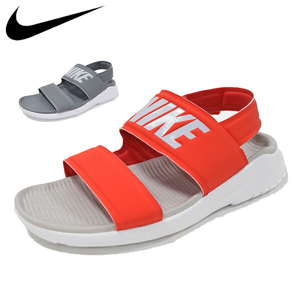 red nike tanjun sandals