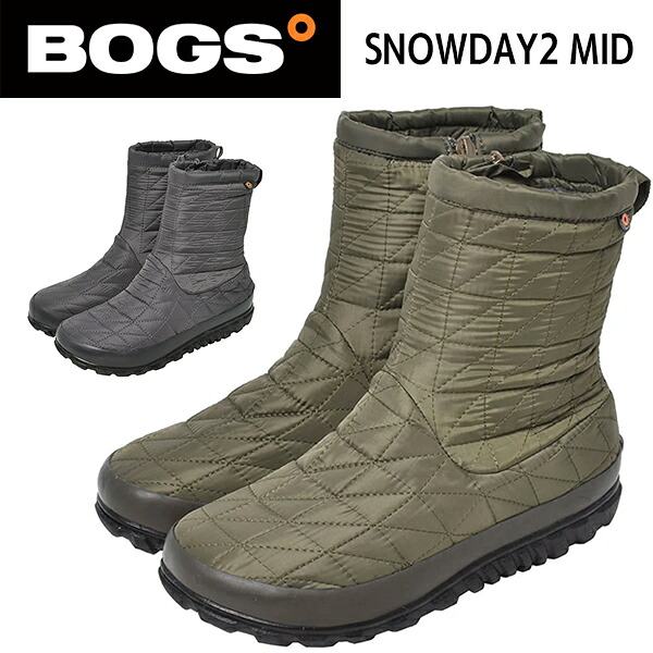 BOGS ボグス レディース スノーデイ 2 ミッド ミドル ブーツ スノーシューズ スノーブーツ ウインターシューズ ウインターブーツ ユニセックス 冬 靴 防水 防滑 防寒 SNOWDAY 2 MID 72697 BOS