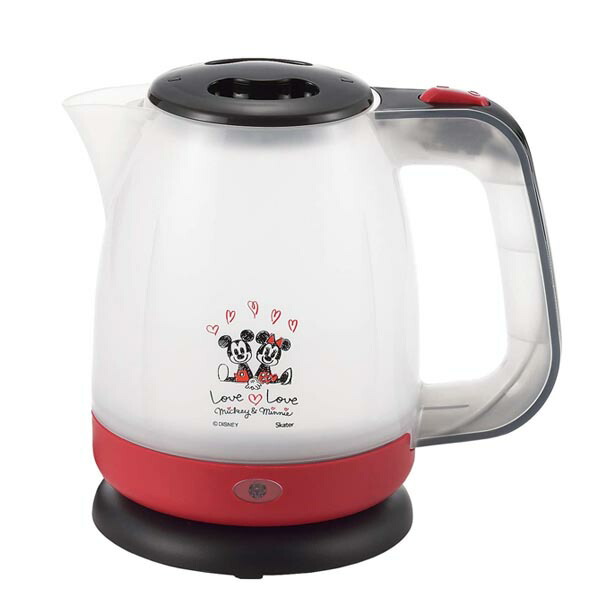 電気ケトル 1.1L 電気ポット ミッキー＆ミニー ディズニー ◆送料無料◆ 卓上ケトル ポット 電気 卓上 食卓 コードレス ケトル キッチン 台所用品 キッチン雑貨 プレゼント 出産内祝い 結婚内祝い 引越し 生活 1人暮らし セール OFF 激安 格安 価格【送料無料】【smtb-TK】画像