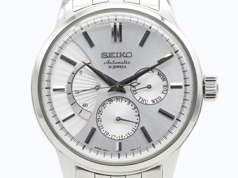 楽天市場】【SEIKO】セイコー メカニカル デイデイト 6R21-00A0