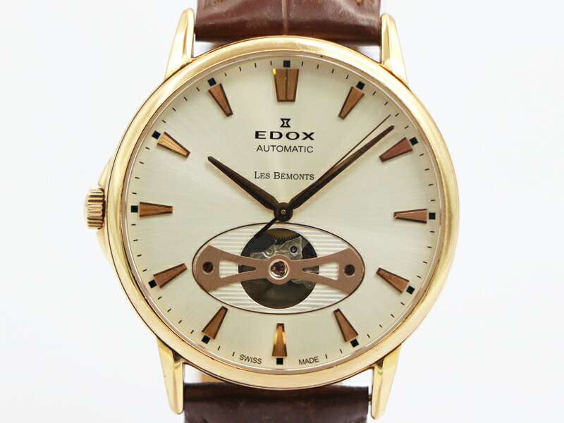 楽天市場】エドックス(EDOX)レ・べモン オープンハート 85001(メンズ
