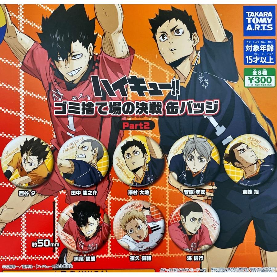 楽天市場】ハイキュー!! 思い出シャイニー缶バッジ 7種セット