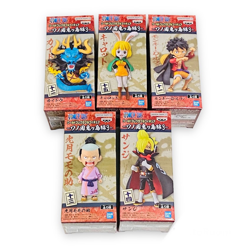 BANDAI - ワンピース ワーコレ ワノ国7 フルセット Amazon.co.jp: ワンピース ワールドコレクタブルフィギュア ワノ