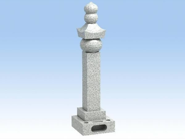 楽天市場】墓石 五輪塔 供養塔 空風火水地 墓仕舞い はかじまい 無縁