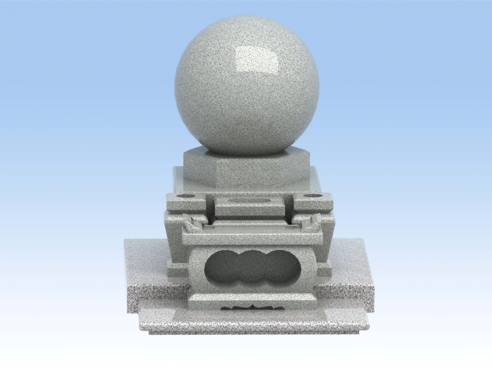 楽天市場 墓石 お墓セット 青御影石 送料有料 だいもんshop