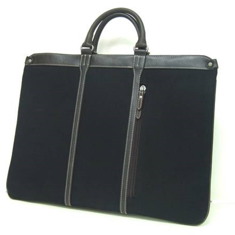 楽天市場】本革 レザー ビジネスバッグ ファスナー式 モカ茶 KZBG2-BRN