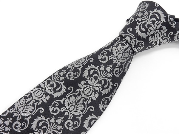 楽天市場】究極の西陣織 オールシルクネクタイ 濃紺×緑/花小紋 抜群の