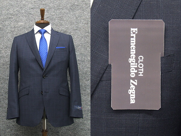 【楽天市場】春夏物 濃グレー/格子 [Ermenegildo Zegna] ゼニア