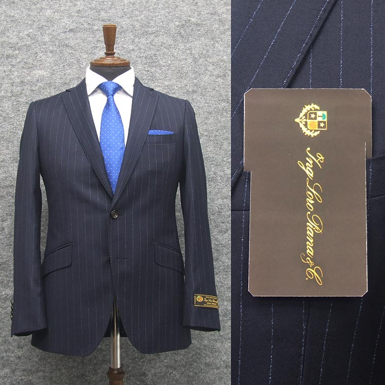 ぴょん　エディフィス ロロピアーナ スーパー130 段返り スーツ EDIFICE Loro Piana Suit Super 130's Wool Gray From Japan