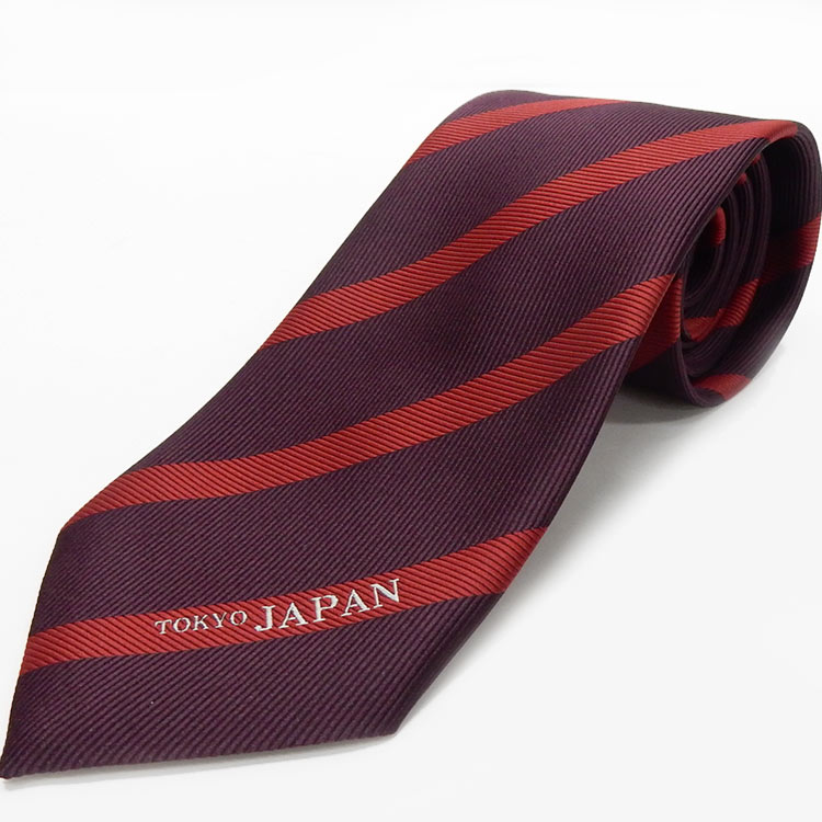 楽天市場】日本製ネクタイ 金星 ワンポイント 黒×金 洗濯機OK 甲州織