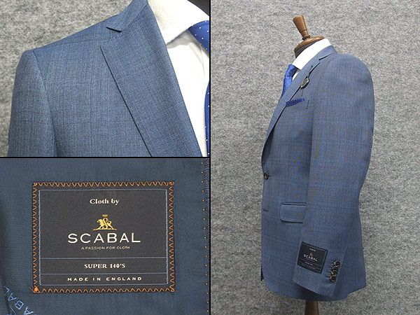 がっていま 通年～春夏物 [Scabal] スキャバル Super140...｜背広屋 石