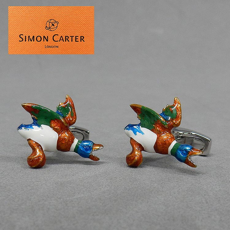 ◆サイモンカーター◆カフリンクス◇カフスリンク◇FLYING DUCK/鳥◇SMC-B03