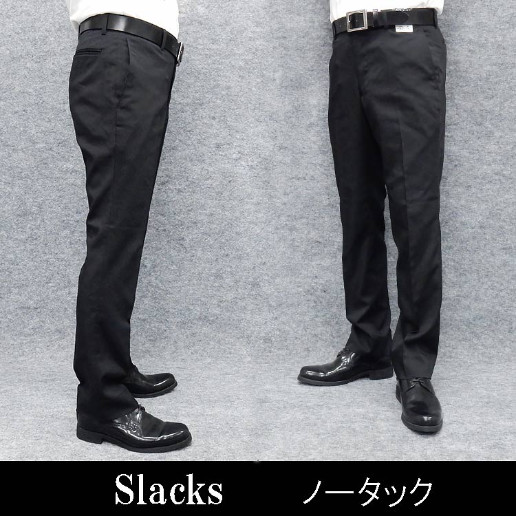 ブラック ストライプ スラックス i-Pants-アイパンツ-】パンツ ノータック ウォッシャブル ストレッチ
