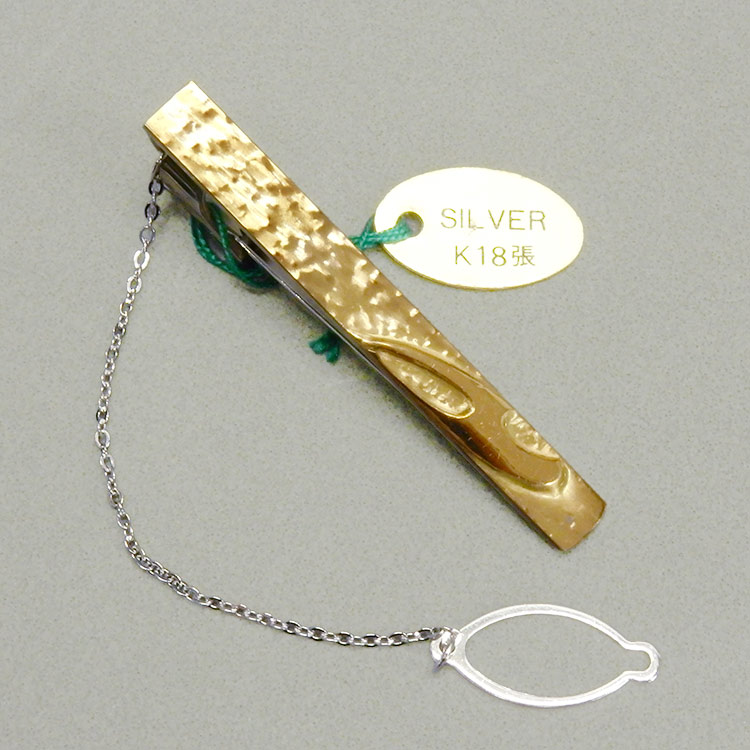 k18エメラルドネクタイピン k18エメラルドネクタイピン