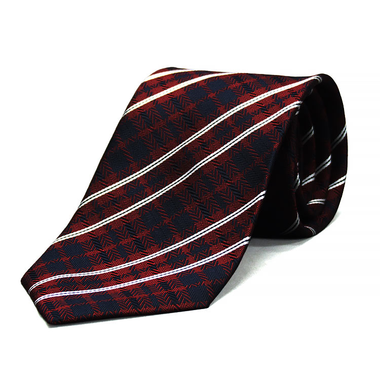 楽天市場】ネクタイ 綿 コットン チェック 柄 赤 レッド カジュアル