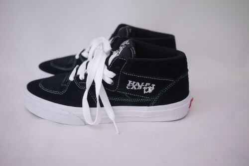 VANS バンズ スケートハーフキャブ Black/White レディース大きさ有り