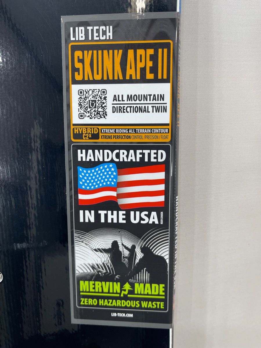 LIB TECH 22 23 SKUNK APE2 157W リブテック スカンクエイプ