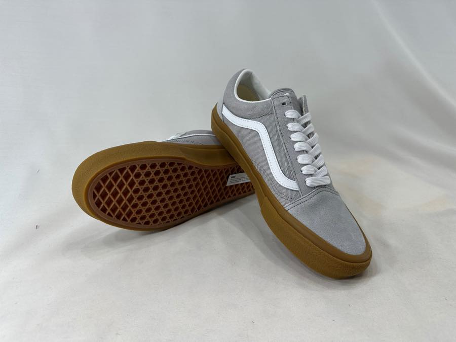 VANS SKATE OLD SCHOOL  CREPE LIGHT GRAY / GUM レディース大きさ有り！ バンズ 年寄りの学院