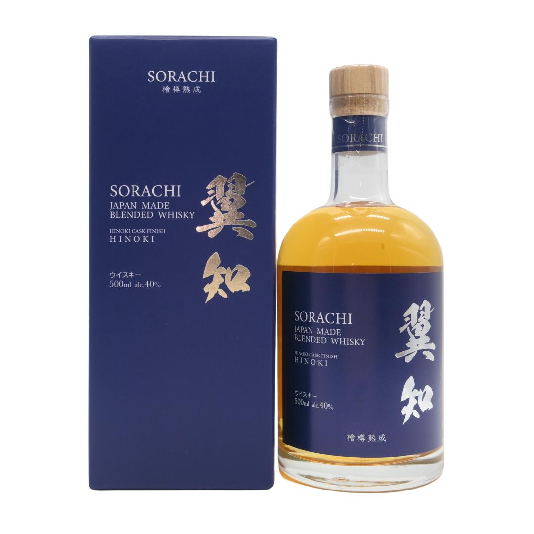 楽天市場】翼知 ソラチウイスキー SORACHI 500ml ヒノキ樽 国産