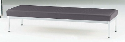 ＴＯＫＩＯ【藤沢工業】　ロビーチェア（待合室用長椅子）背無・ビニールレザーりタイプ　４人用　FL-318N W1800xD580xH380mm 41,360円