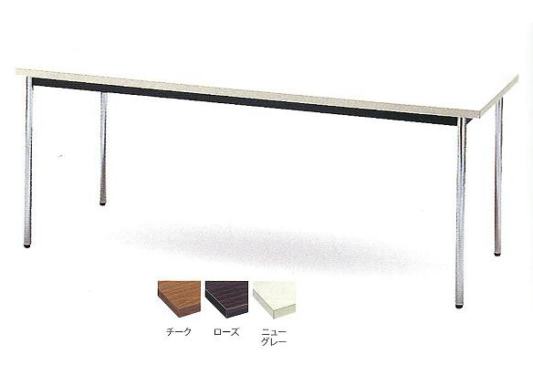 【楽天市場】TOKIO【藤沢工業】 ミーティングテーブル（会議用テーブル） 角型天板・共貼り・棚無・角脚タイプ TD-1860K