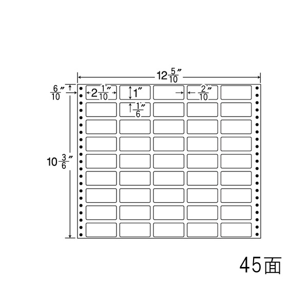 ラベル用紙 ５５ 以上節約 東洋印刷 ナナワード 連続ラベル ナナフォーム Mタイプmt12h