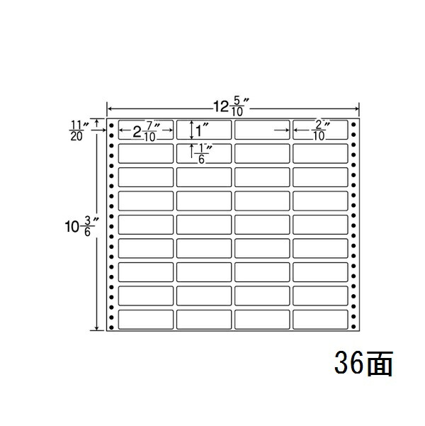 メーカー直送 MタイプMX12L ナナフォーム ナナワード 連続ラベル 東洋印刷 文房具・事務用品