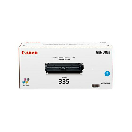 CANON(キヤノン) 純正品 トナーカートリッジ 335 C (シアン)