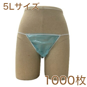 【送料無料】ペーパーTバック（5Lサイズ）1000枚入