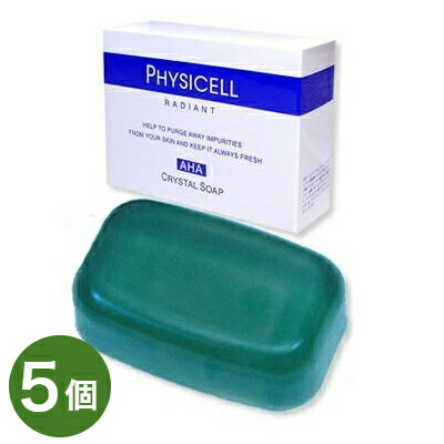 【5個仕掛ける】フィジセル AHA 水晶石ケン 95g