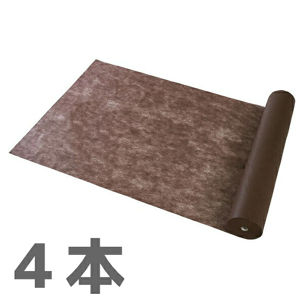 【送料無料】使い捨てベッドシーツ SP 90M【4本セット】ダークブラウン｜癒し工房