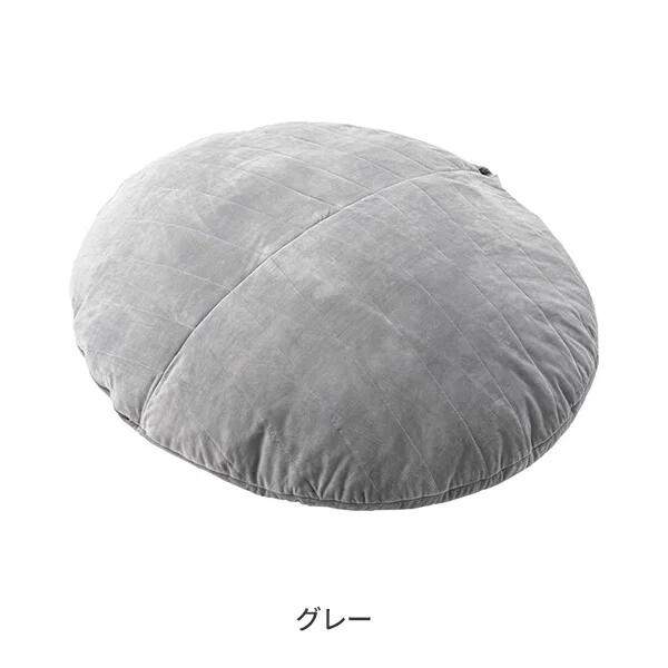 【貨物輸送無料】ビーズ座布団 LSS-802 薄墨色